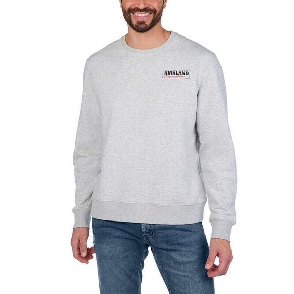Kirkland Signature Unisex Branded Logo Crewneck Pullover NWT - Picture 2 of 5